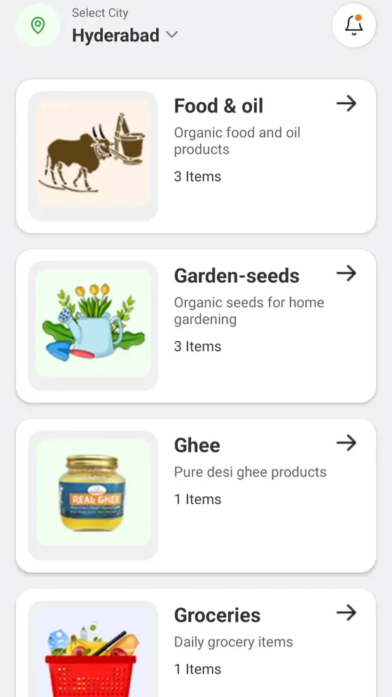 GoSeva — organic products
